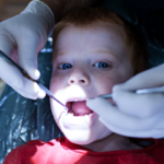 teeth cleaned at the dentist