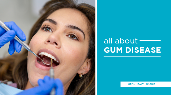 Gum disease is a common oral health problem that, if left untreated, can lead to serious problems such as tooth loss. Learn all about gum disease now!
